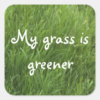 My Grass is Green Stickers