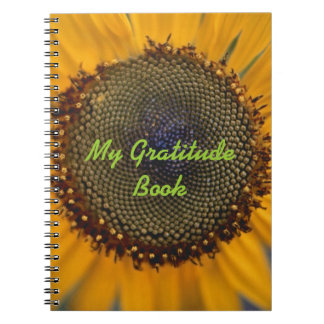 My Gratitude Book With Sunflower