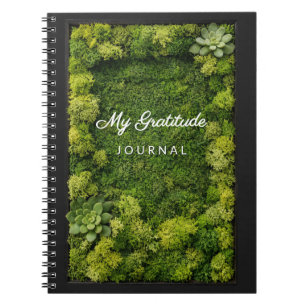 My Gratitude Journal Green Moss Aesthetic Wellness