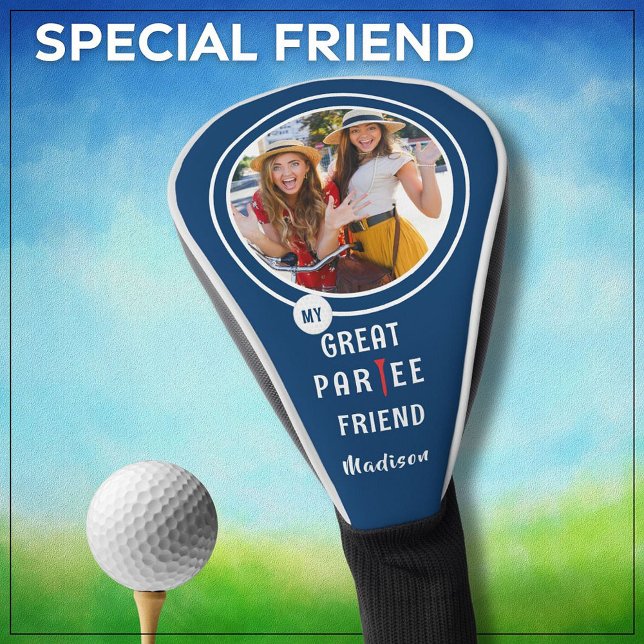 My Great Friend Personalised Photo * Golf Head Cover (Creator Uploaded)