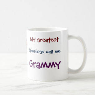 My Greatest Blessings Call Me Grammy Coffee Mug