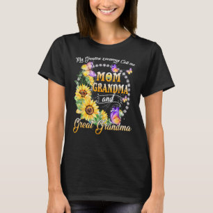 My Greatest Blessings Call Me Mum Grandma And Grea T-Shirt