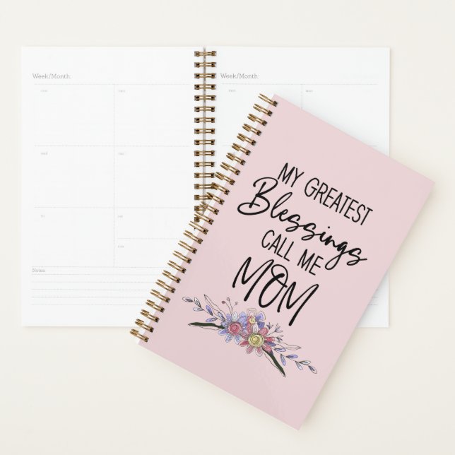 My Greatest Blessings Call Me Mum Planner (Display)