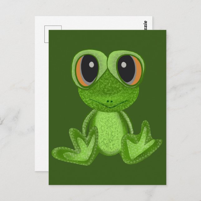 My Green Frog Friend Postcard (Front/Back)