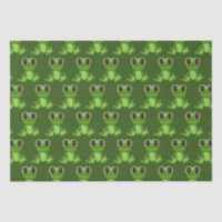 My Green Frog Friend Tissue Paper