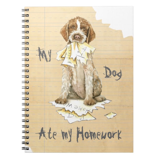 My Griffon Ate my Homework Notebook (Front)
