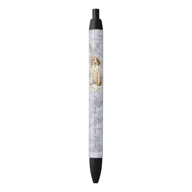 My Griffon Ate my Lesson Plan Black Ink Pen (Front Vertical)