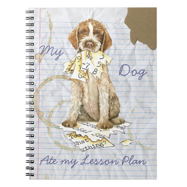 My Griffon Ate my Lesson Plan Notebook (Front)