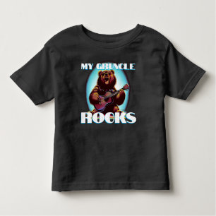 My Gruncle Rocks! Colourful Bear Toddler T-Shirt