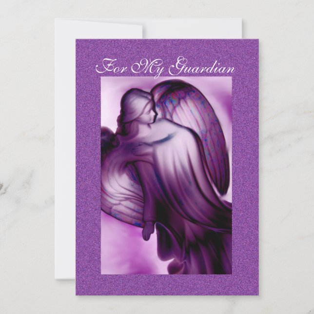 My Guardian - Angel Greeting Card (Front)