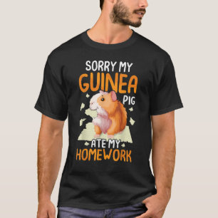 My Guinea Pig ate my Homework  Cavy  Kids Girls T-Shirt