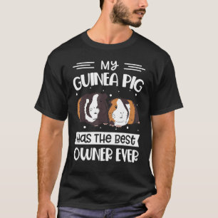 My Guinea Pig Has The Best Owner Ever Cavy Pet T-Shirt