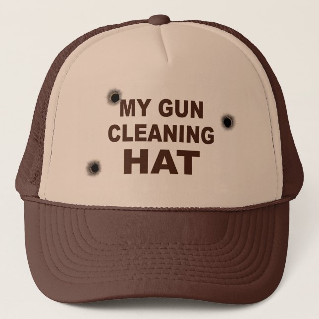 MY GUN CLEANING HAT (Front)