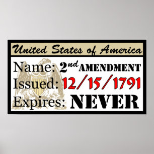 My Gun Permit! Poster