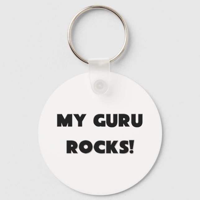 MY Guru ROCKS! Key Ring (Front)
