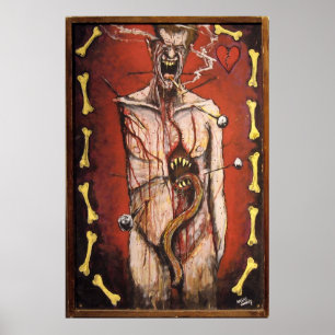 "My Guts" Poster by Angry Johnny