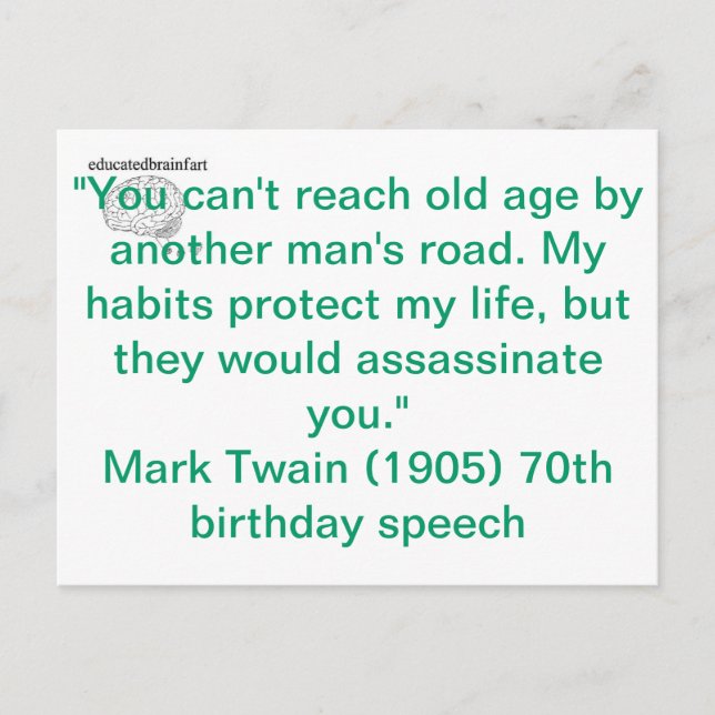 My Habits Postcard (Front)