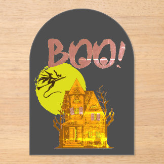 My Halloween Acrylic Invitations