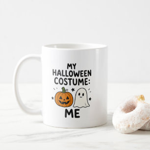 My Halloween Costume Me Funny Illustration Coffee Mug