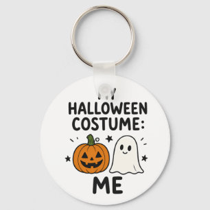 My Halloween Costume Me Funny Illustration Key Ring