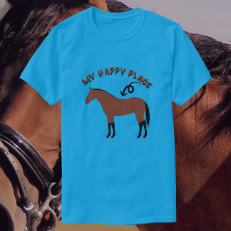 My Happy Place | Bay Horse Riding T-Shirt