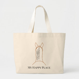 My Happy Place Bay Horse Tote