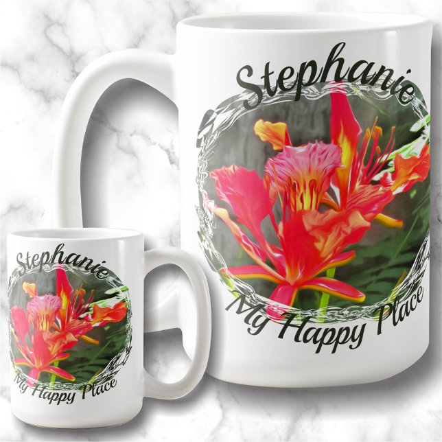 My Happy Place Flower 1583 Coffee Mug (Creator Uploaded)