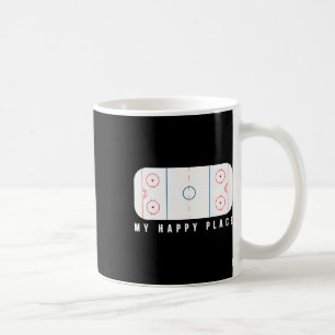 My Happy Place Hockey Ice Hockey Playing Field Coffee Mug