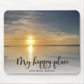 My Happy Place, Personalized Custom Full Photo Mouse Pad (Front)