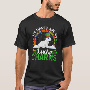 My Hares Is My Lucky Charms Funny Hare St. Patrick T-Shirt
