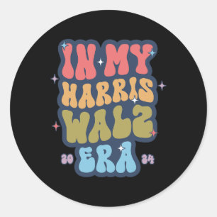 My Harris WAlzheimer Era 2024 Election Kamala Harr Classic Round Sticker