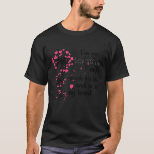 My He Is Full Icu Intensive Care Unit Nurse T-Shirt