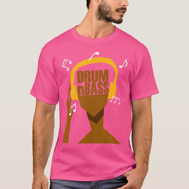 My Headphones Plays Only Drum And Bass Or Drumnbas T-Shirt (Front)