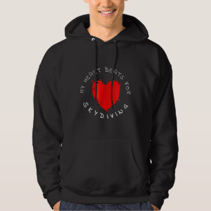 My Heart Beats For Skydiving Extreme Sports Tee