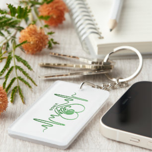 My Heart Beats for Virgo Zodiac Sign Keychain