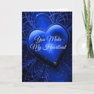 MY HEART **BEATS FOR YOU!" LOVE CARD