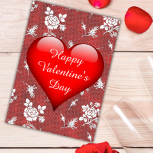 My Heart Beats for You Valentine Card