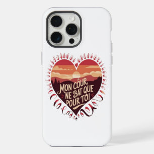 My heart beats only for you iPhone 15 pro max case
