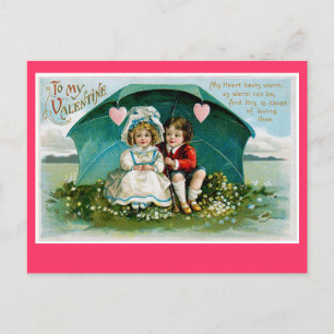 My Heart Beats Warm... Postcard