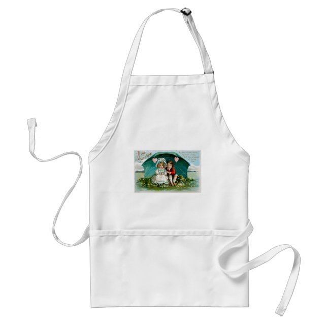 My Heart Beats Warm... Standard Apron (Front)