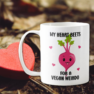 My heart beets for a vegan weirdo, Valentine´s Coffee Mug