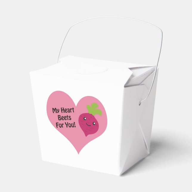 My Heart Beets for you Favour Box (Front Side)