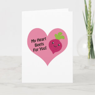 My Heart Beets For You Holiday Card
