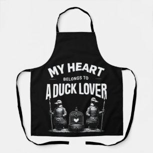 My Heart Belongs to a Duck Lover Apron