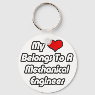 My Heart Belongs To A Mechanical Engineer Key Ring