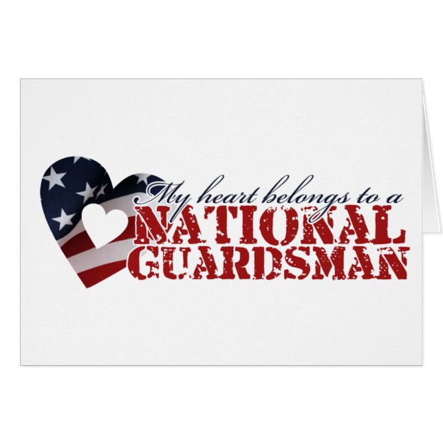 My heart belongs to a National Guardsman (Front Horizontal)