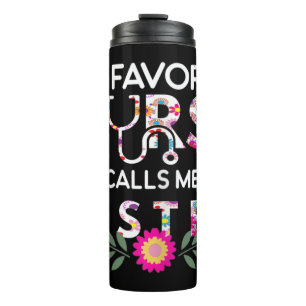 My Heart Belongs To a Nurse I Love My Nurse Valent Thermal Tumbler