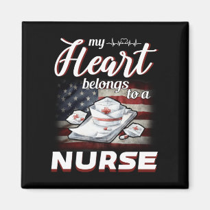 My Heart Belongs To A Nurse Magnet