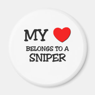 My Heart Belongs To A SNIPER Magnet