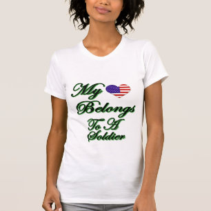 My heart belongs to a soldier T-Shirt